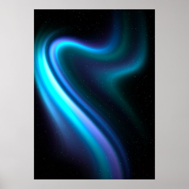 Galactic Aurora Polaris Poster (Vorne)