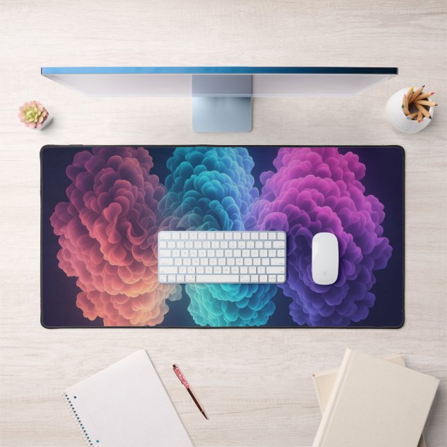 Galactic cloud design desk mat  (Bureau 1)
