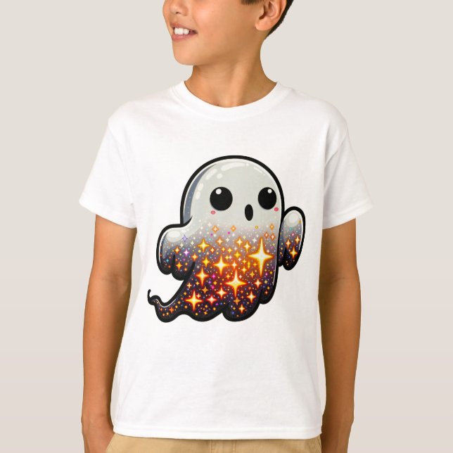 "Galactic Ghost" T-Shirt (Vorderseite)