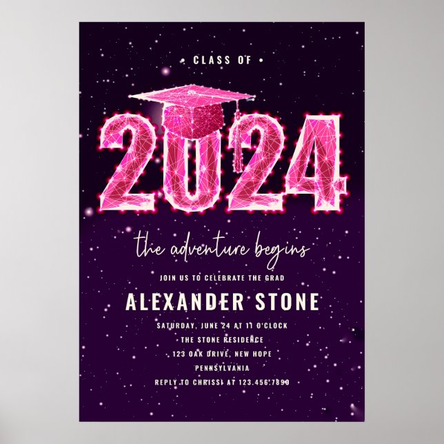Galactic Grad Bash: Zukunftsfeier Poster (Vorne)