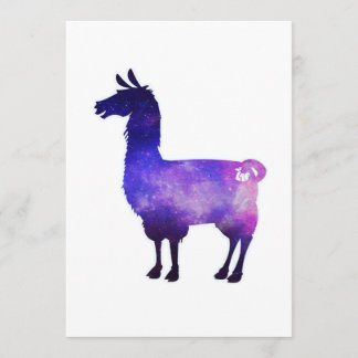 Galactic Llama Einladung