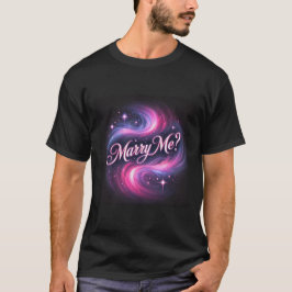 Galactic Love Marry Me Homme Tshirt
