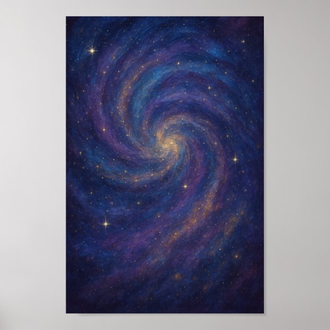 Galactic Swirl Poster (Vorne)