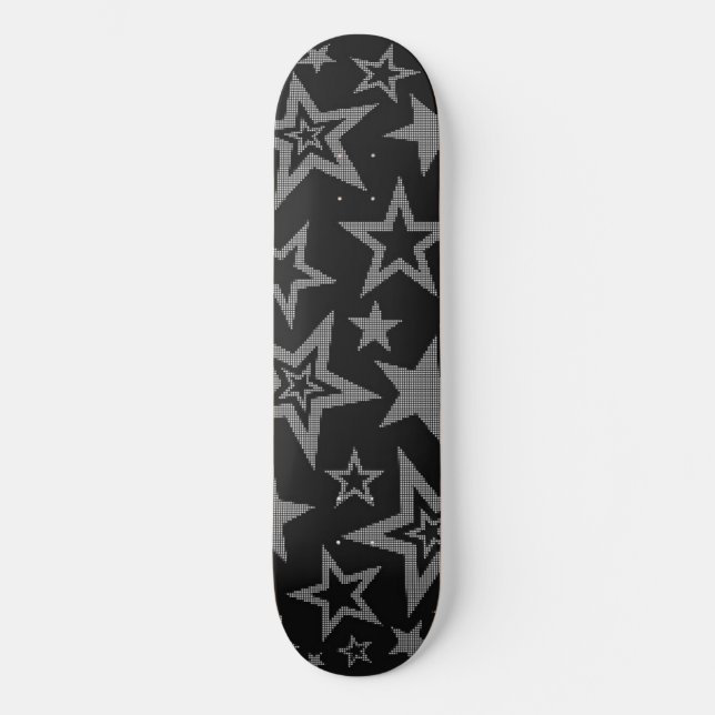 "Galactic Vibes Skateboard: Reiten unter den Stern Skateboard (Vorderseite)