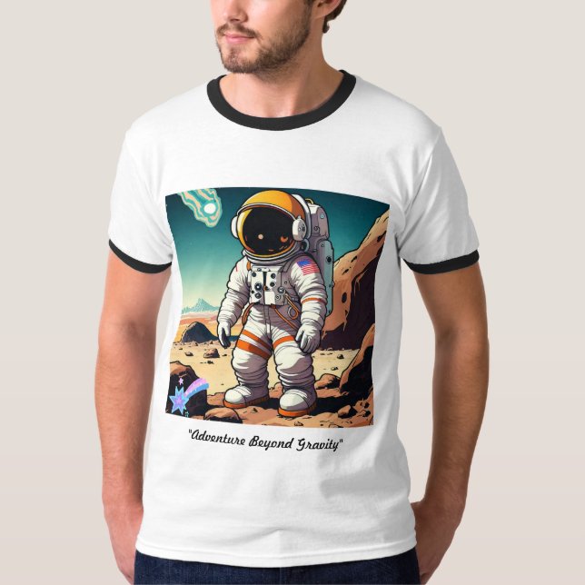 "Galactic Wanderlust" T-Shirt (Vorderseite)