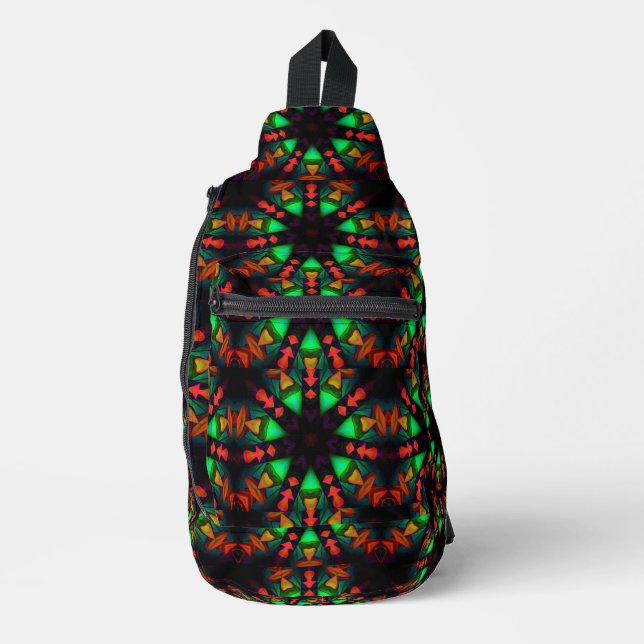 Galactique Tribe Fire Medicine Roue Sling Sac (Recto)