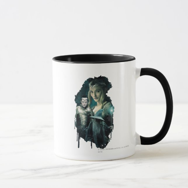 Galadriel, ELROND™ und Gandalf Graphic Tasse (Rechts)
