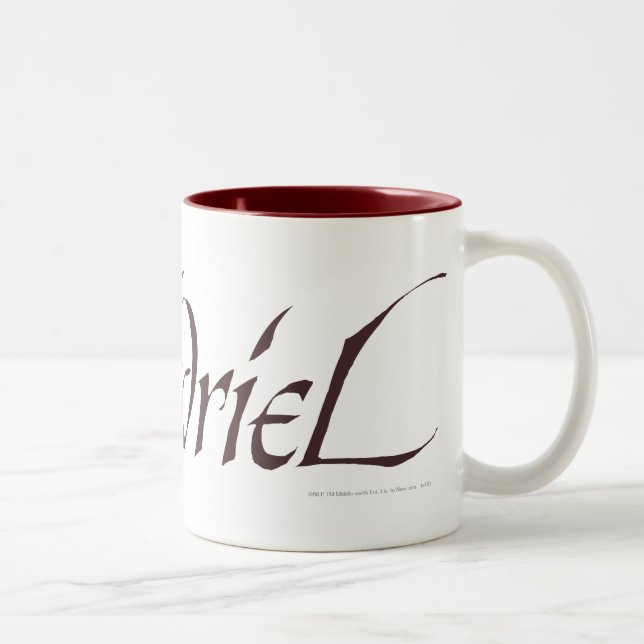 Galadriel Namenskörper Zweifarbige Tasse (Rechts)