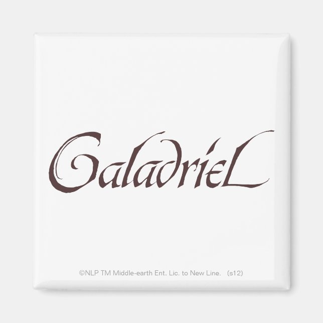 Galadrielname Solid Magnet (Vorne)