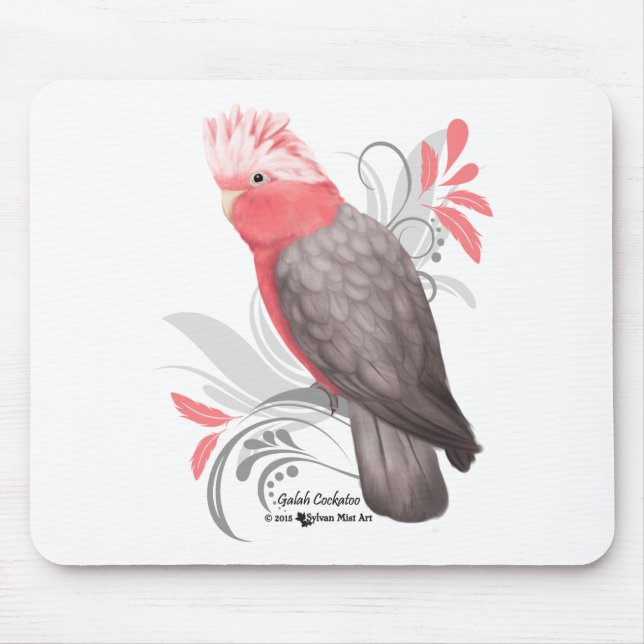 Galah Cockatoo Mousepad (Vorne)