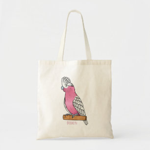 Galah Vogel Cartoon Illustration Tragetasche