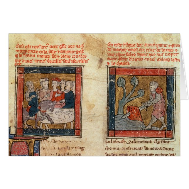 Galahad kommt zu Arthur (Vorderseite (Horizontal))