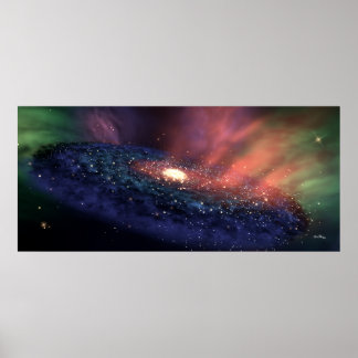 Galaktik - Galaxy 013, von Joseph A. Wraith Poster
