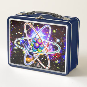 galaktisch Atomisch Metall Brotdose