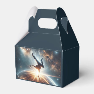 Galaktische Breakdance Explosion im tiefen Raum Geschenkschachtel