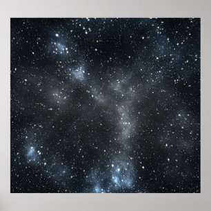 Galaktische dunkle Materie: Weltraumgeheimnis. Poster