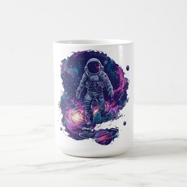 Galaktische Entdeckerin Kaffeetasse (Mittel)