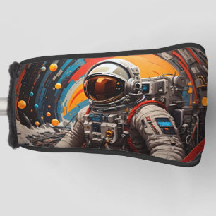 Galaktische Flucht - Astronaut Golf Headcover