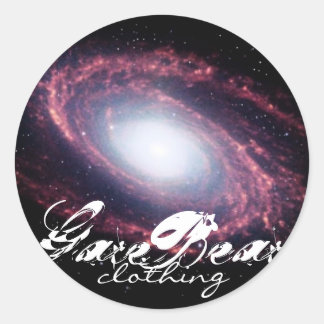 Galaktische GareBear-Kleidung Runder Aufkleber