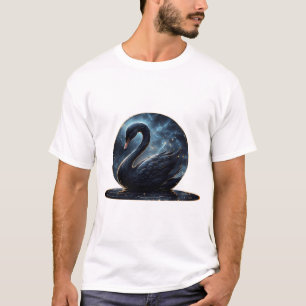 Galaktische Grace: Der Schwarze Schwan. T-Shirt