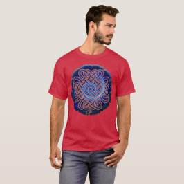 Galaktische keltische Liebe Knoten T - Shirt