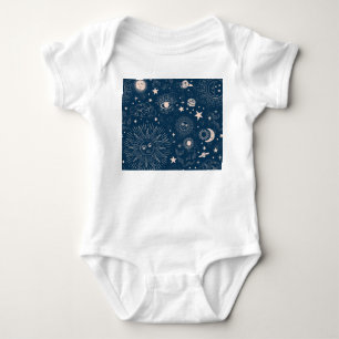 Galaktische Konstellationen: Raumdesign Baby Strampler