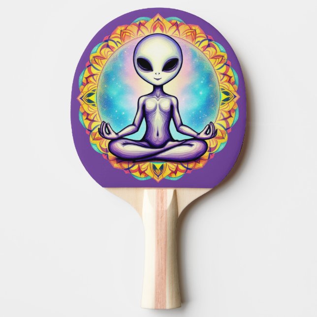 Galaktische Meditation Tischtennis Schläger (Vorderseite)
