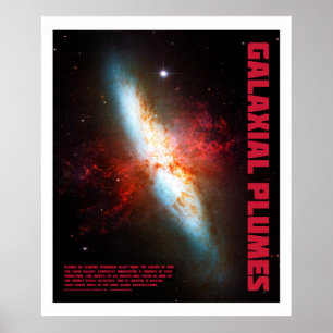 Galaktische Schwaden Poster