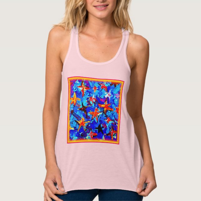 Galaktische Sterne träumen. Jetzt kaufen Tank Top (Vorderseite)
