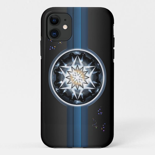 Galaktische Tricorder iPhone 5 universeller Fall Case-Mate iPhone Hülle (Rückseite)