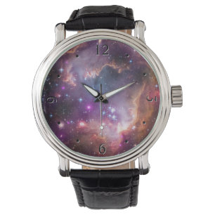 Galaktische Weltraumforschung Lila Armbanduhr
