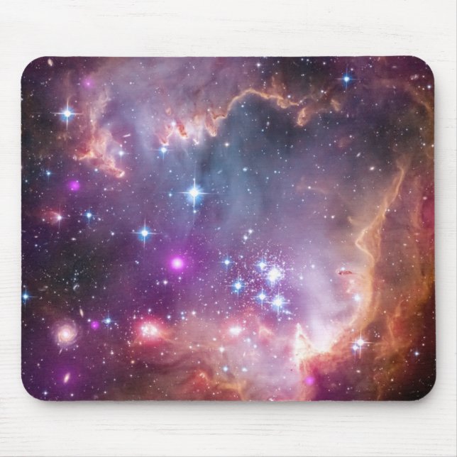 Galaktische Weltraumtechnik Lila Mousepad (Vorne)