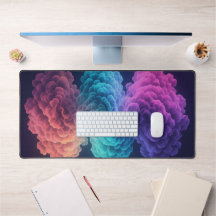 Galaktische Wolken-Design-Schreibtischunterlage