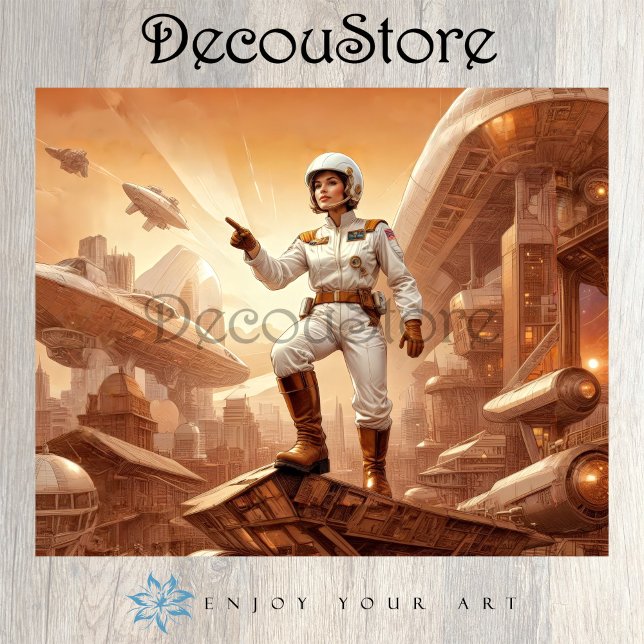 Galaktischer Explorer-Decoupage Seidenpapier (Von Creator hochgeladen)