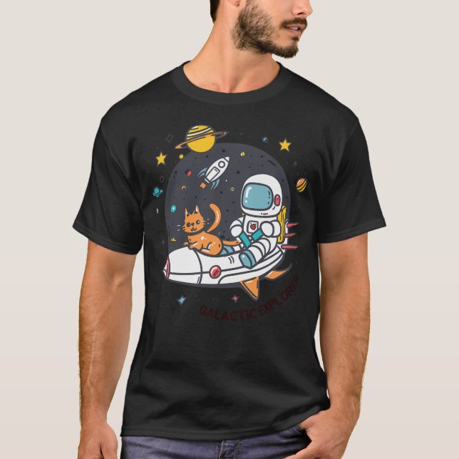Galaktischer Explorer T-Shirt (Vorderseite)