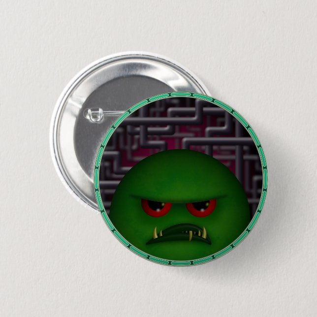 Galaktischer Grollmuffel Button (Vorne & Hinten)