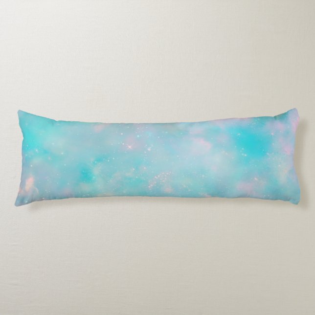 Galaktischer Komfort Nebula Karosseriebild Seitenschläferkissen (Vorderseite)