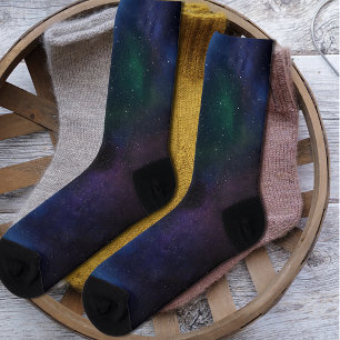 Galaktischer Kosmosnebel Socken