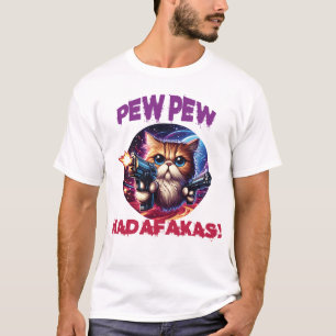 Galaktischer Kriegerkatze T - Shirt: Entfesseln Si T-Shirt