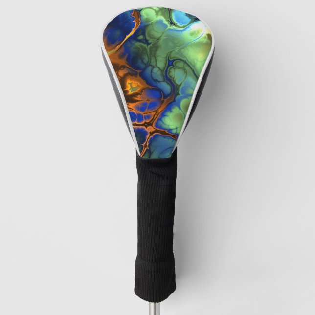 Galaktischer Marmor Golf Headcover (Vorderseite)