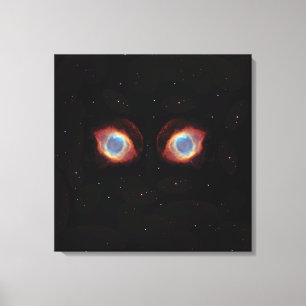 Galaktischer Nebel Augen Poster Leinwanddruck