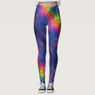 Galaktischer Regenbogen Galaxy Reiki Heiler Mystis Leggings