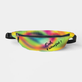 Galaktischer Regenbogenwirbel Bauchtasche