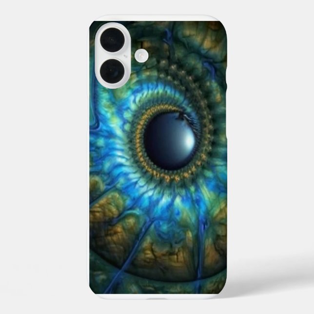 Galaktisches Auge iPhone 16 Plus Hülle (Rückseite)