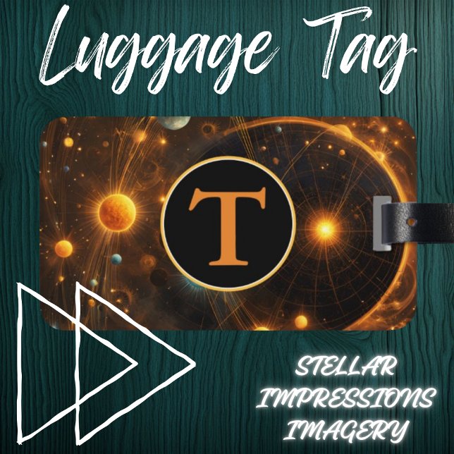 Galaktisches Flüstern Gepäckanhänger (Von Creator hochgeladen)