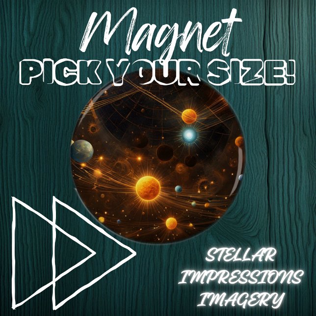 Galaktisches Flüstern Magnet (Von Creator hochgeladen)