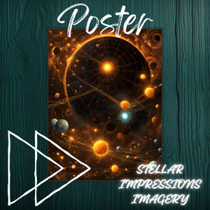 Galaktisches Flüstern Poster