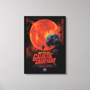 Galaktisches Friedhofposter, Macs 2129-1. Leinwanddruck