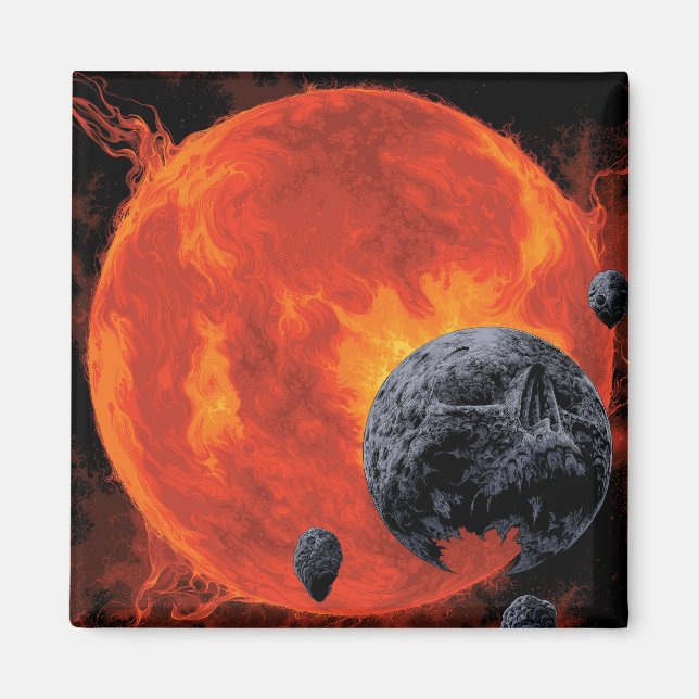 Galaktisches Friedhofposter, Macs 2129-1. Magnet (Vorne)