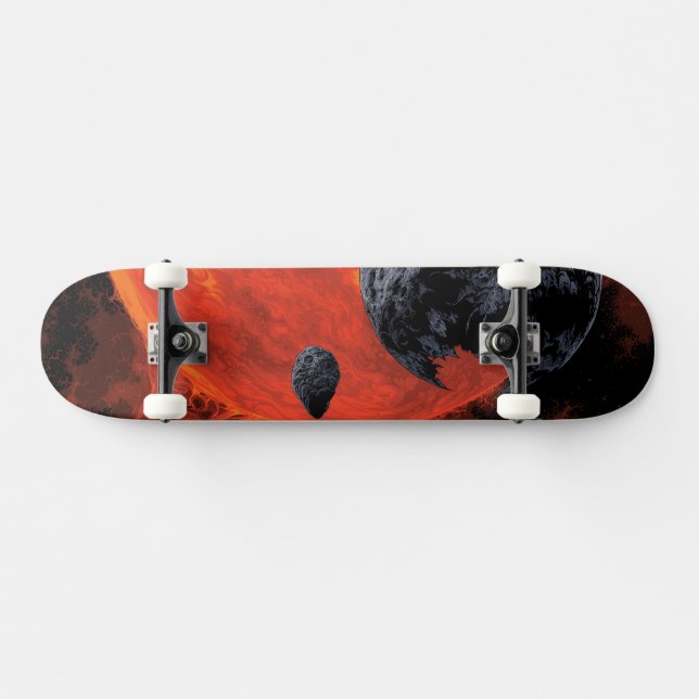 Galaktisches Friedhofposter, Macs 2129-1. Skateboard (Horizontal)